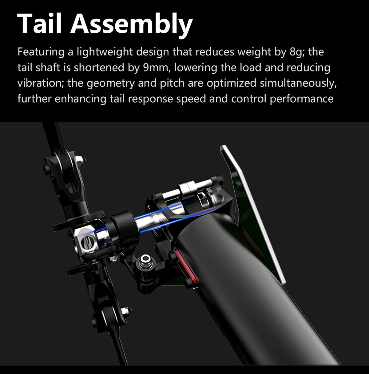 Goosky RS7 Ultra Orange 700 Kit, with Azure Main and Tail blades