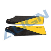 Align 95 Carbon Fibre Tail Blade - Yellow/Black : HQ0950ET