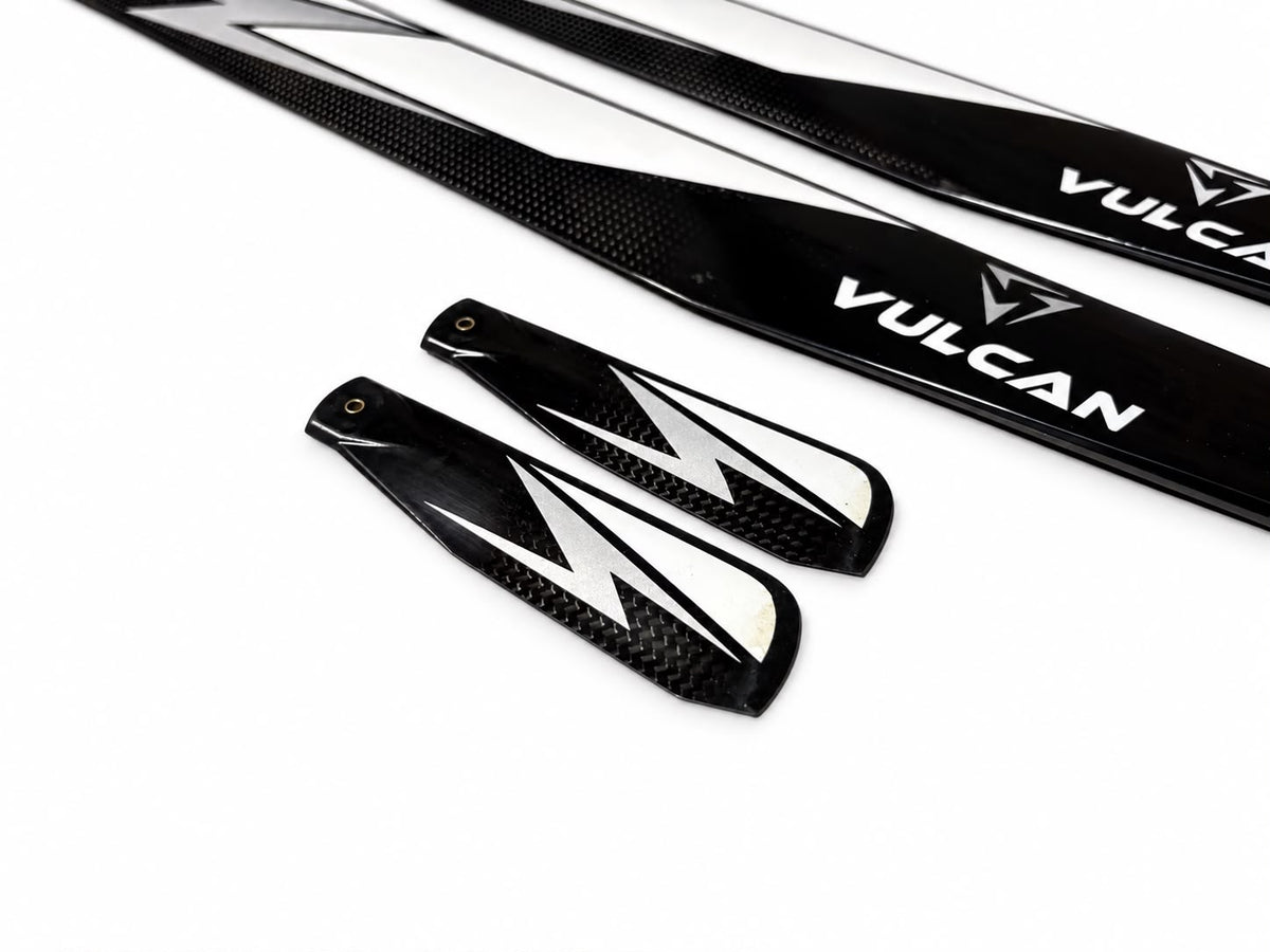 Vulcan EVO Main Rotor Blades 700mm and 105mm (Second hand)