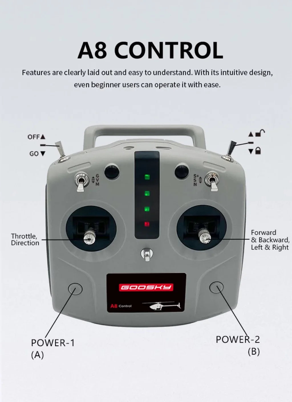 Goosky E2 Marine One GPS RTF W/Case : BAF050021-A