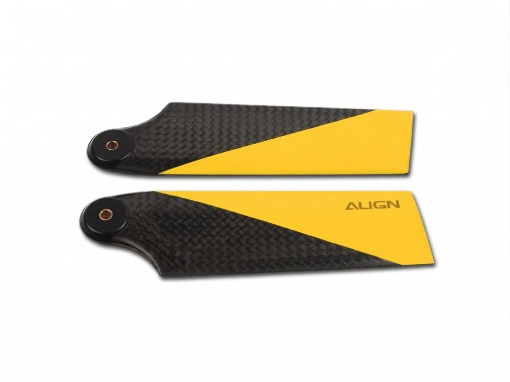 Align 95 Carbon Fibre Tail Blade - Yellow/Black : HQ0950ET