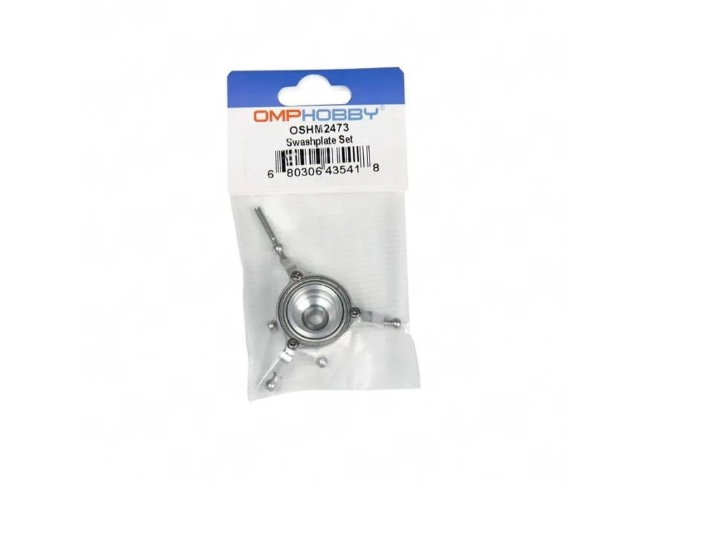 OMPHOBBY M2 V3 Sport Swashplate Set (Silver) : OSHM2473