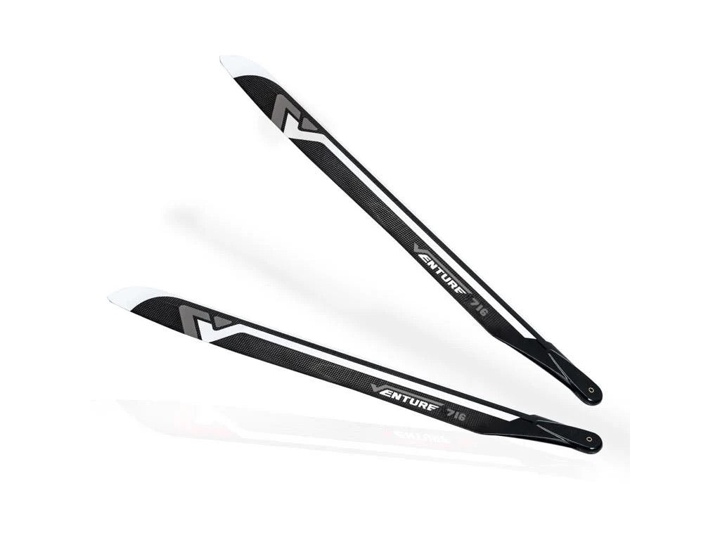 VENTURE 716mm Premium CF Blades : VT-716S Silver