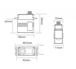 GDW DS590MG Digital Servo