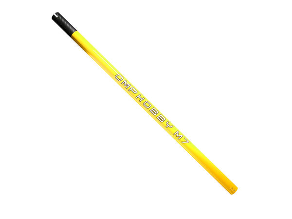OMPHOBBY M7R Carbon Fibre Tail Boom - Yellow : OSHM7268