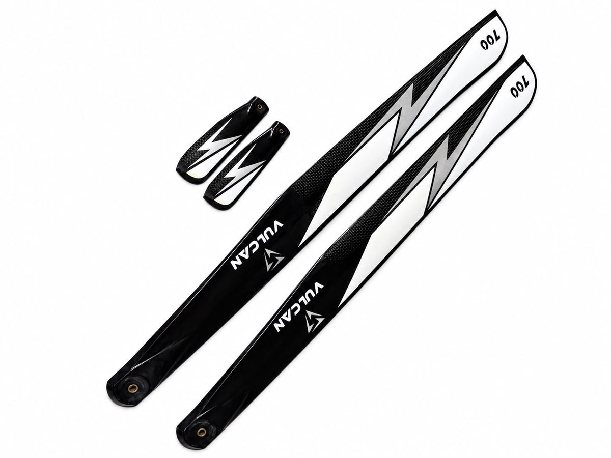 Vulcan EVO Main Rotor Blades 700mm and 105mm (Second hand)