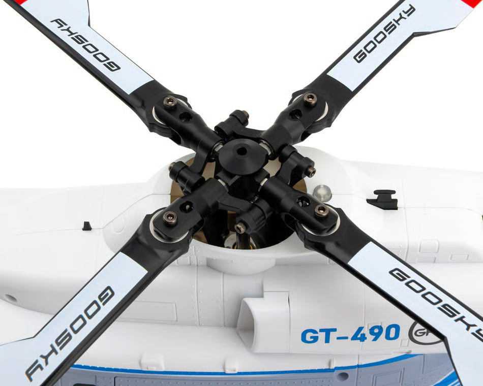 Goosky E2 GPS RTF W/case (Blue/White): BAF050018-A