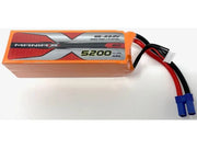 ManiaX 22.2V 5200mAh 80C Orange Lipo Pack : MX5200-6S-80
