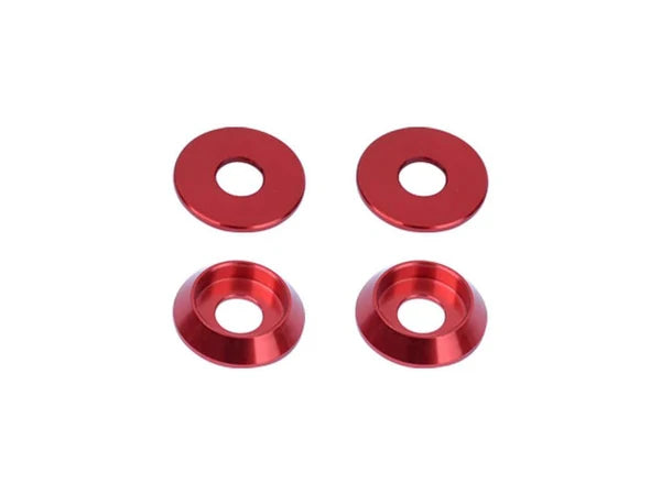 Goosky RS4/RS5/RS6/RS7 M3 Finishing Washers - Red : GT020078