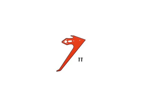 Goosky S2 Max Vertical Fin - Orange : GT080027