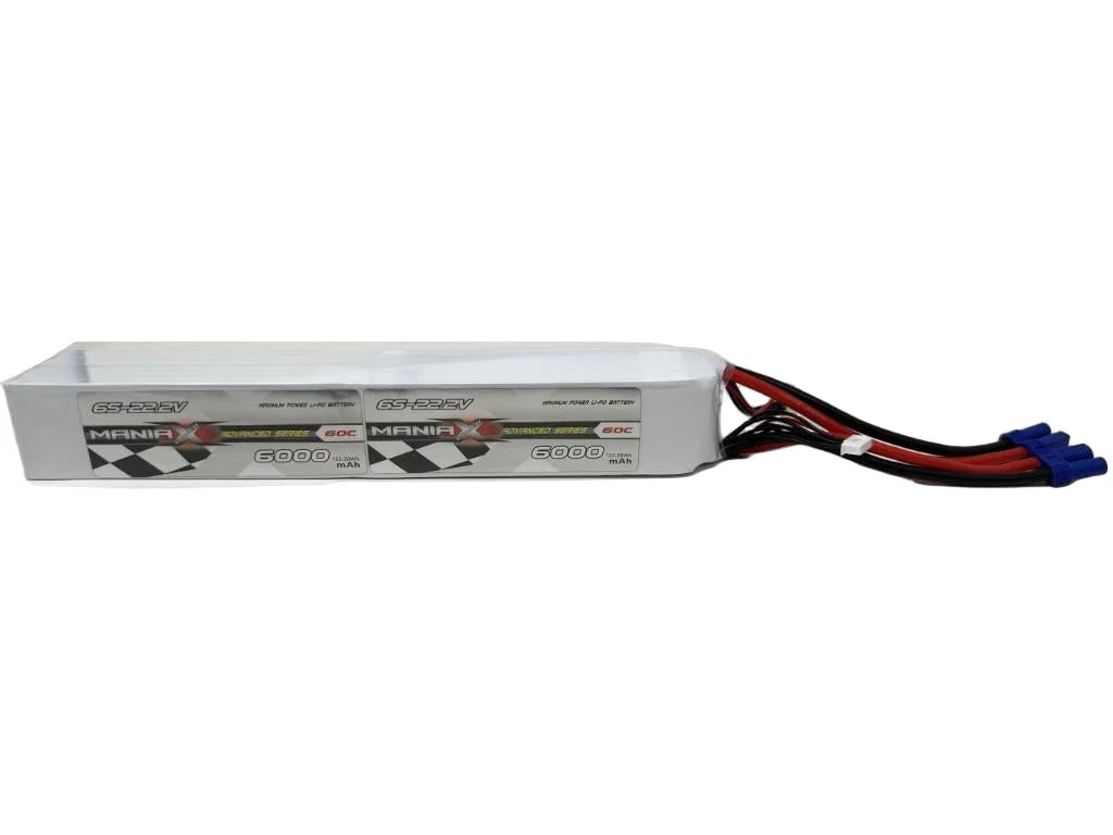 ManiaX 12S-44.4v 6000 mah 60C Lipo: MX6000-12-60