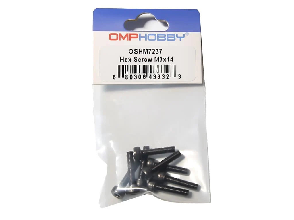 OMPHOBBY M7R Hex Screw M3x14 : OSHM7237