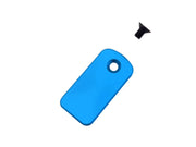 H1780-B-S Aluminum Blue Serial Number Plate