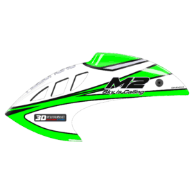OMPHOBBY M2 V3 Sport Canopy - Aurora Green: OSHM2488