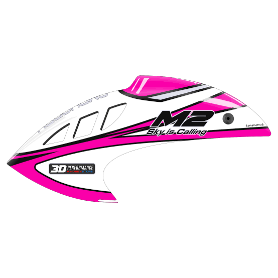 OMPHOBBY M2 V3 Sport Canopy - Nebula Pink : OSHM2487