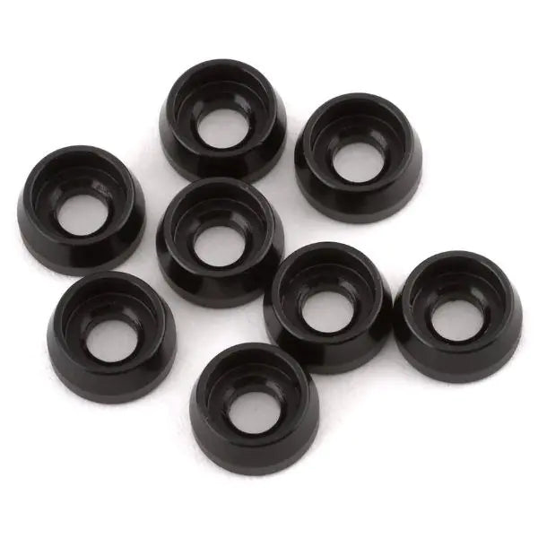 Tron Black anodized washers / 2.5mm x 8 TR501-102